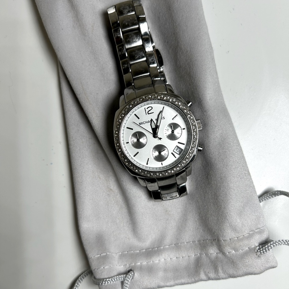 Silver Michael Kors watch